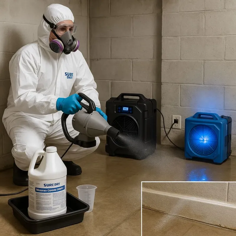 Sanitization and Odor Removal process in Westhaven-Moonstone, CA