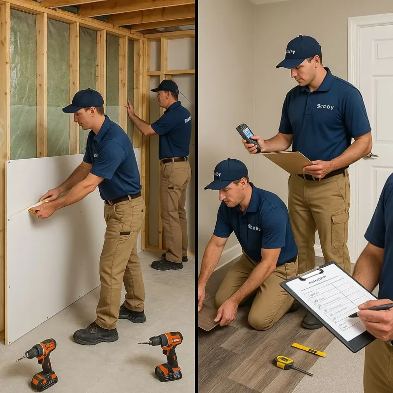 Repairs and Reconstruction process in Westhaven-Moonstone, CA